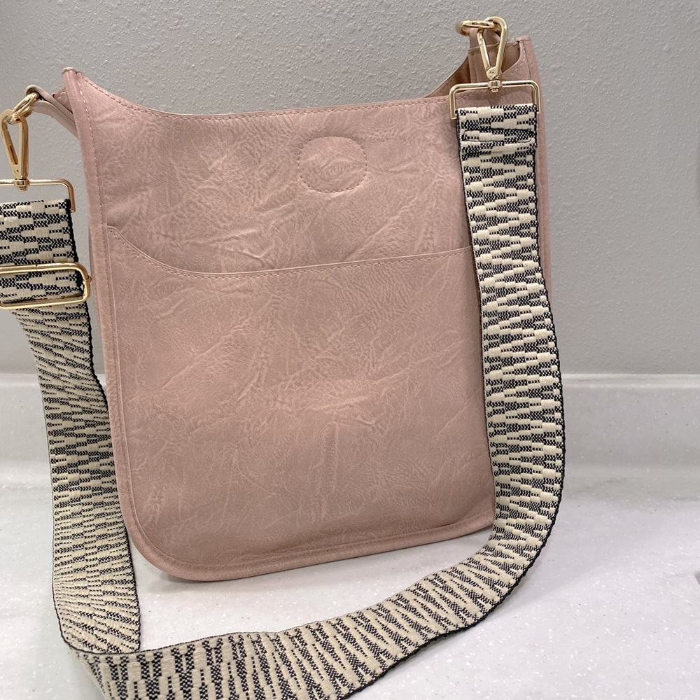 Social Threads Vegan leather Crossbody Messenger bag